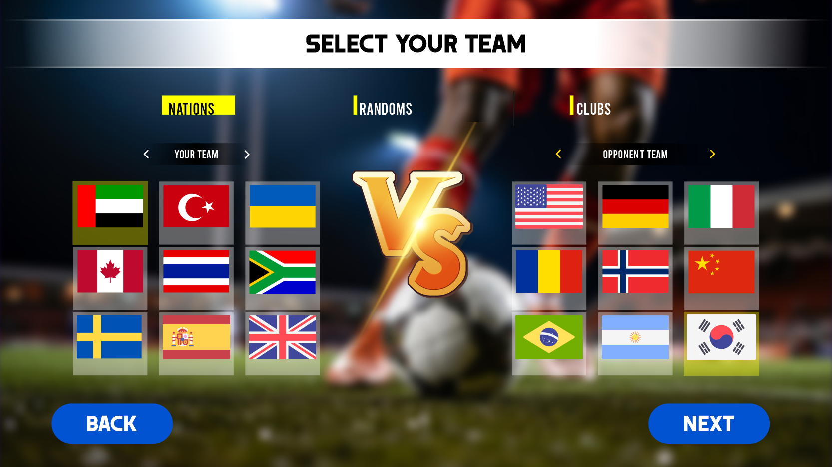 Cuplikan Layar Game Real Football Plus