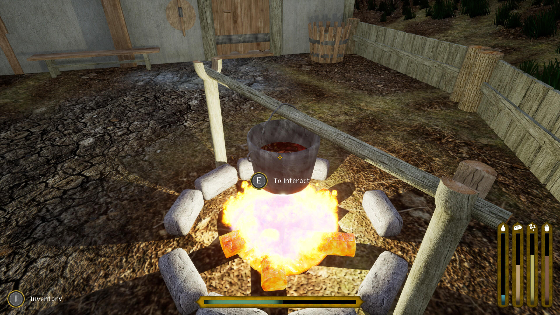 Medieval simulators: Baker Game Screenshot