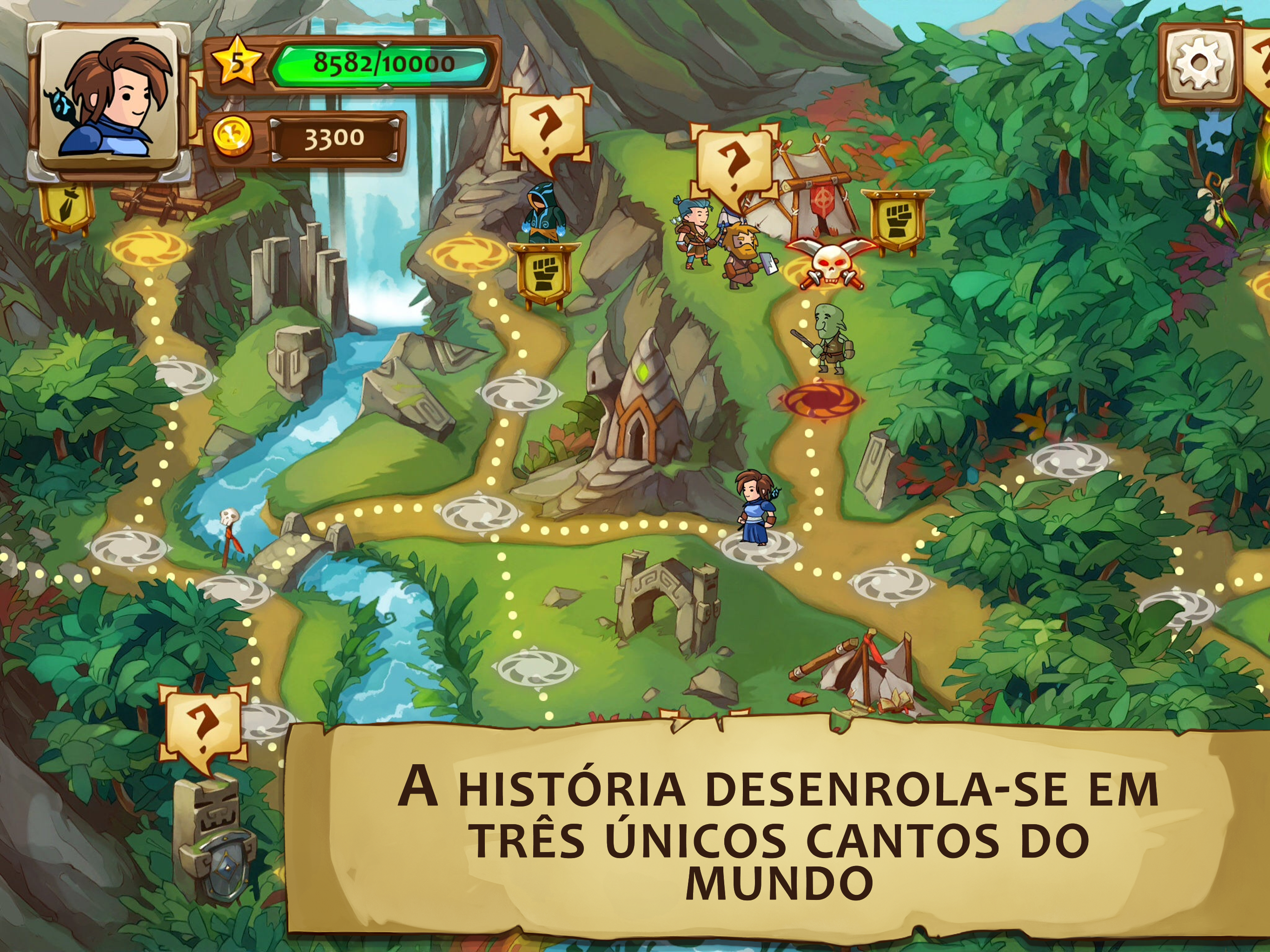 Captura de Tela do Jogo Braveland Wizard