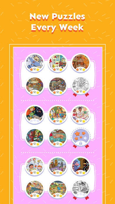 Hidden Pictures Puzzles Game Screenshot