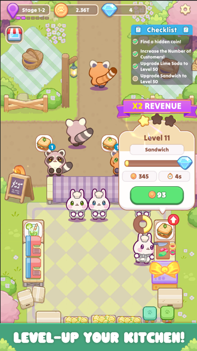 Screenshot of Cozy Cafe: Animal Restaurant
