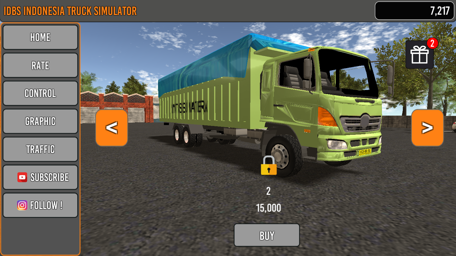 IDBS Indonesia Truck Simulator Game Screenshot