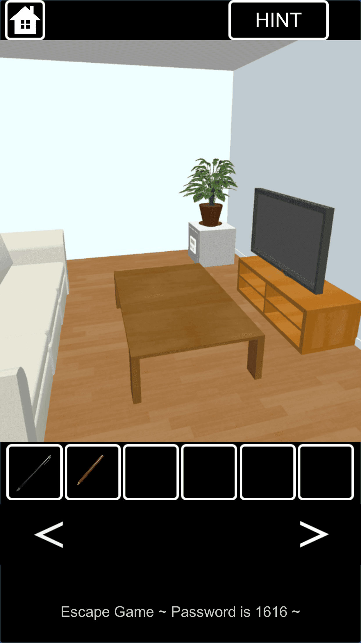 Cuplikan Layar Game Room Escape: Password is 1616