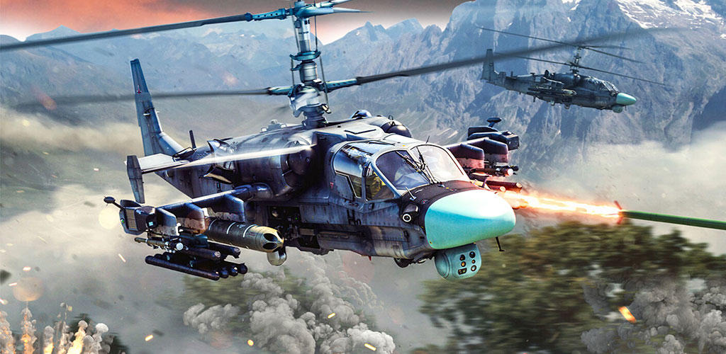 Banner of 武裝直升機 戰鬥 現代的 戰爭 1.2.3