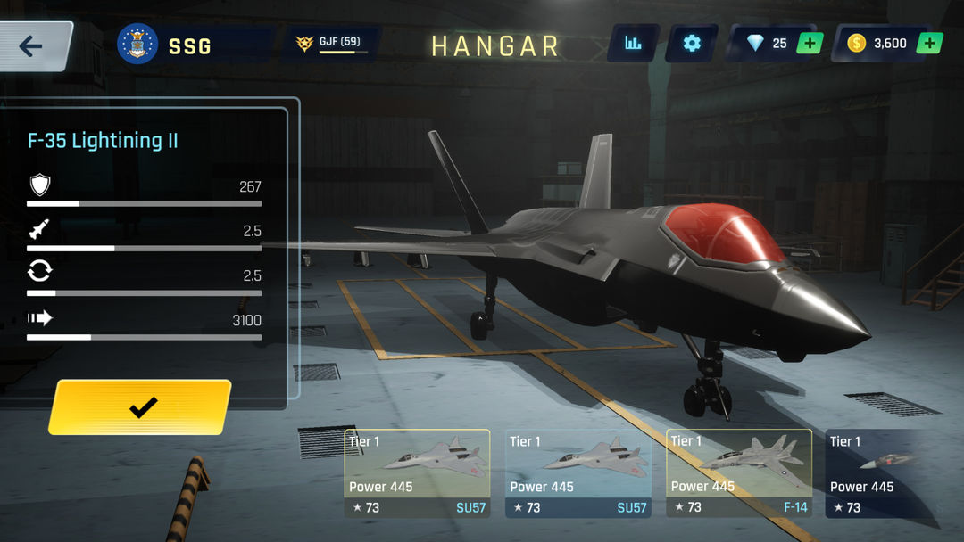 Screenshot of Sky Warriors: Airplane Games