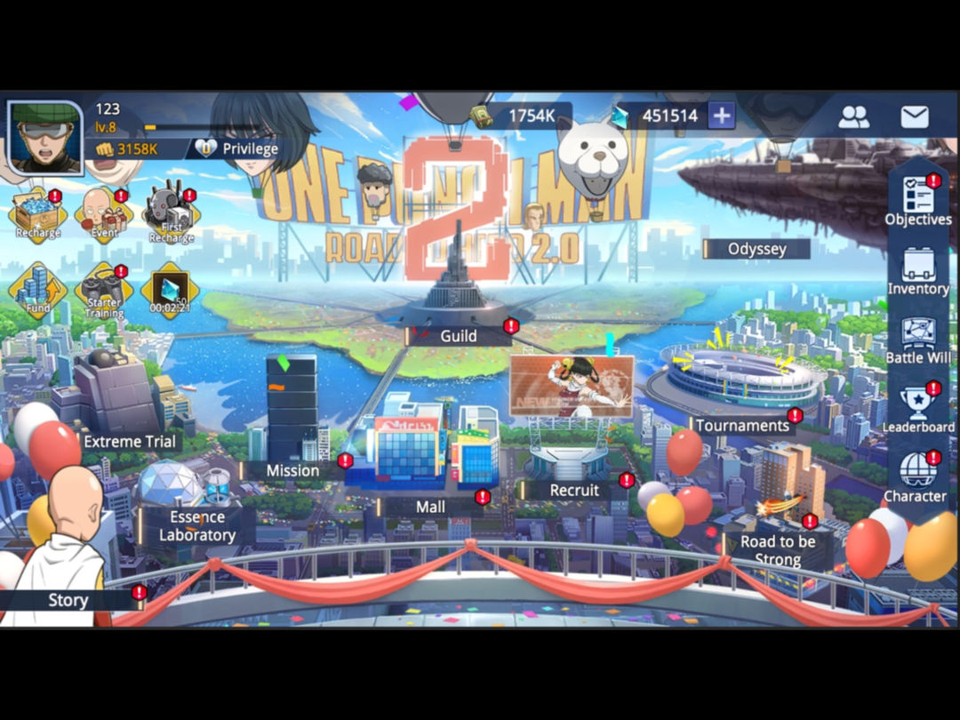 One-Punch Man:Road to Hero 2.0 screenshot game