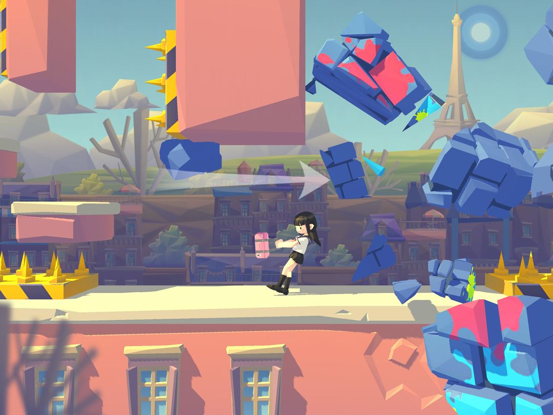 Smashing Rush : Parkour Action screenshot game