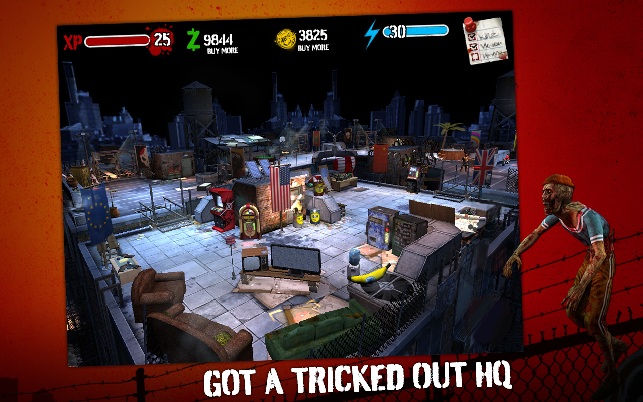 Screenshot of Zombie HQ