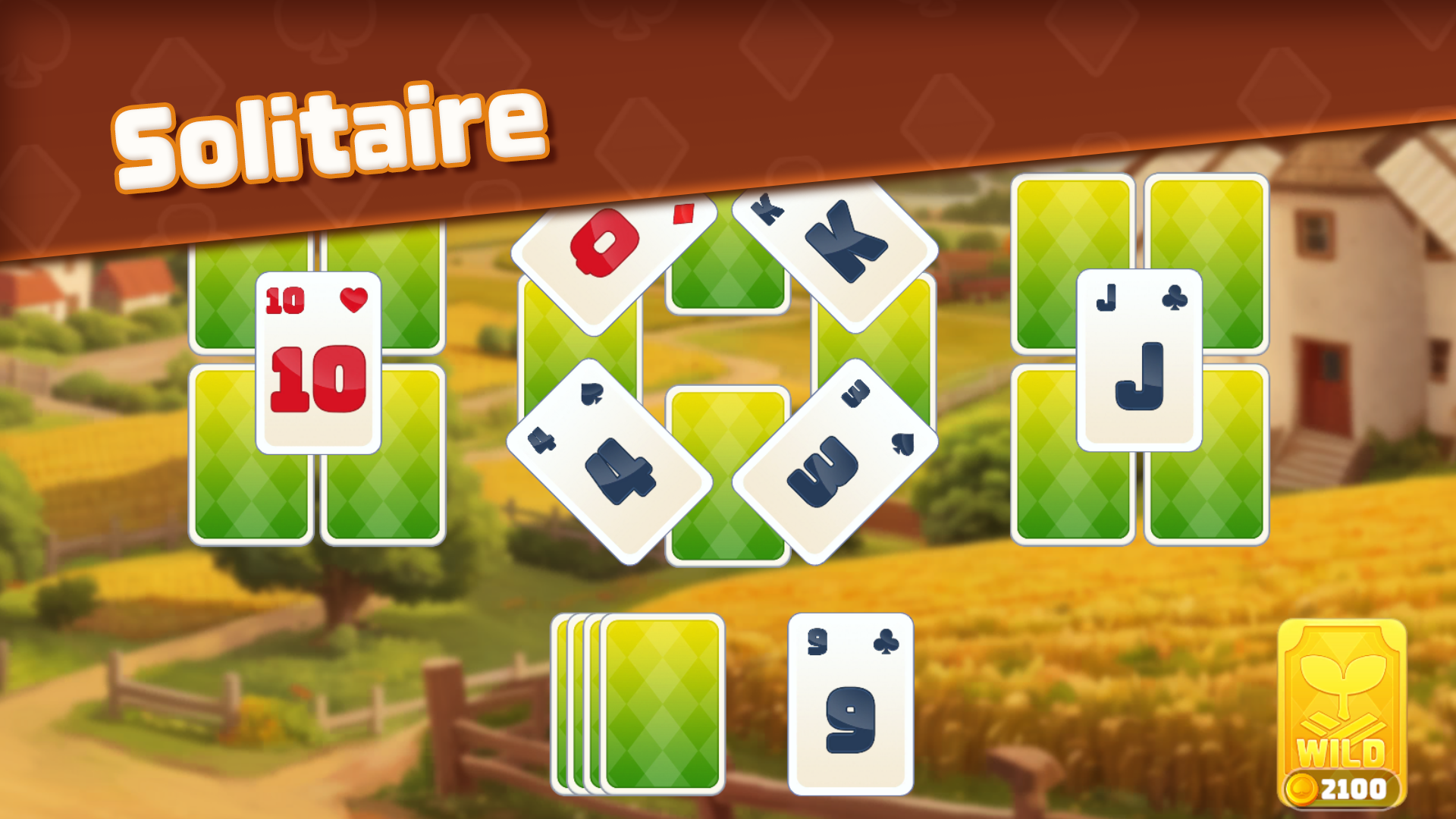 Solitaire Farm Renovation ゲームのスクリーンショット