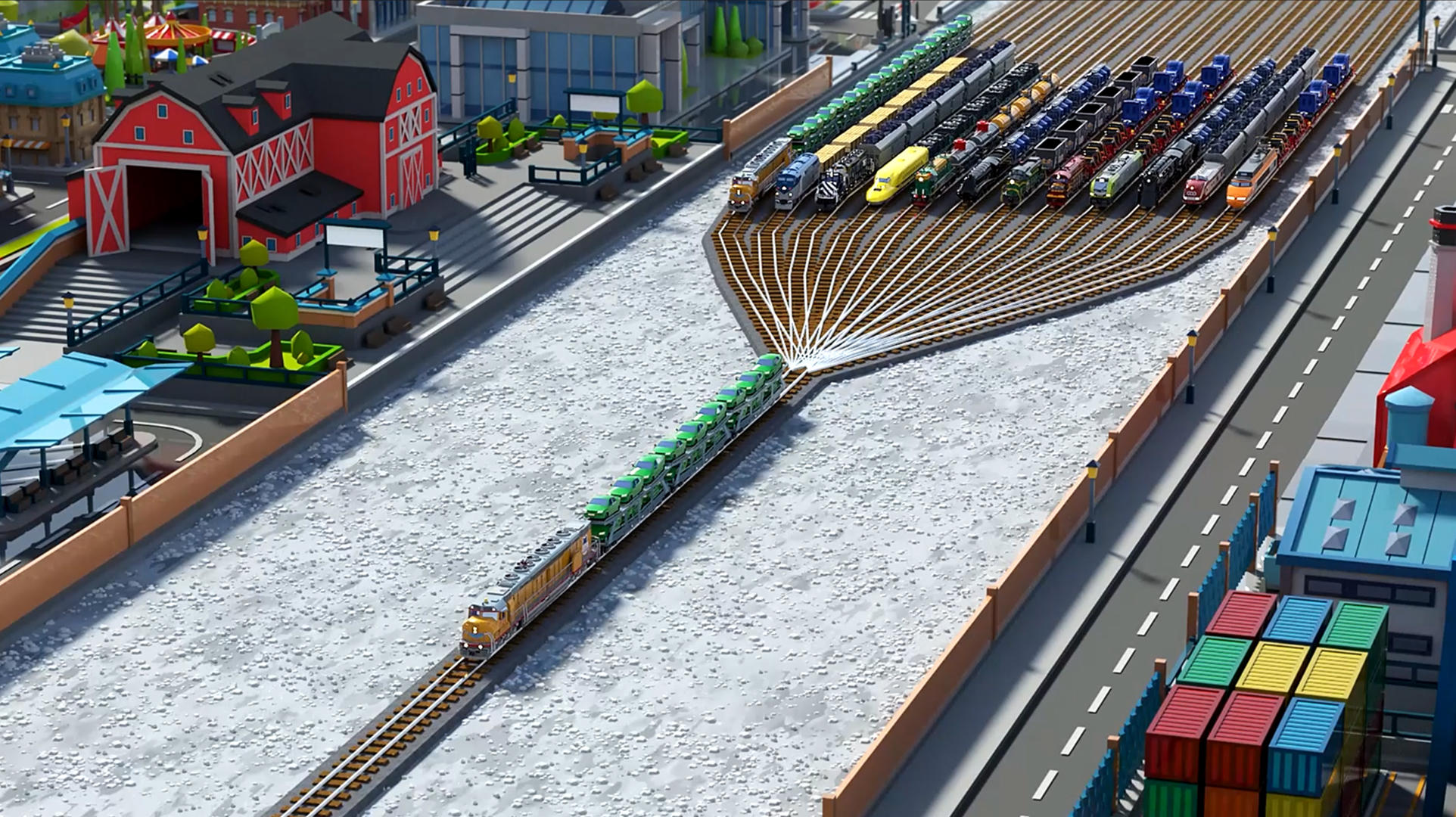 Screenshot 1 of Stasiun Kereta 2: Permainan Transit 3.13.2