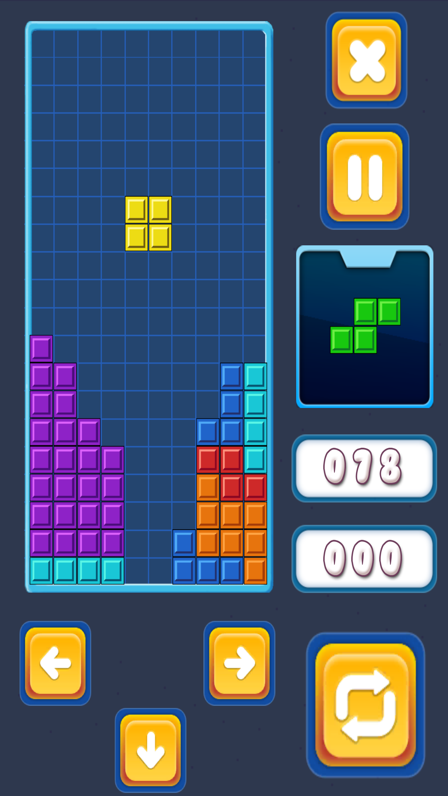 Brick Classic Tetris Game Screenshot
