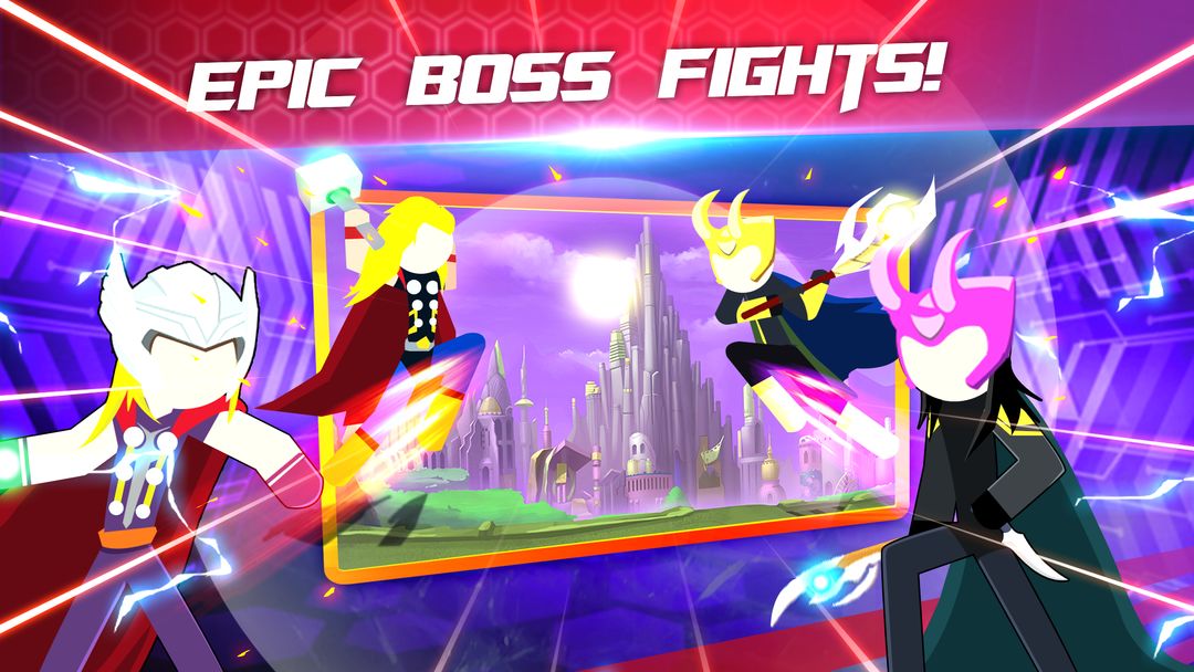 Super Stickman Heroes Fight ภาพหน้าจอเกม
