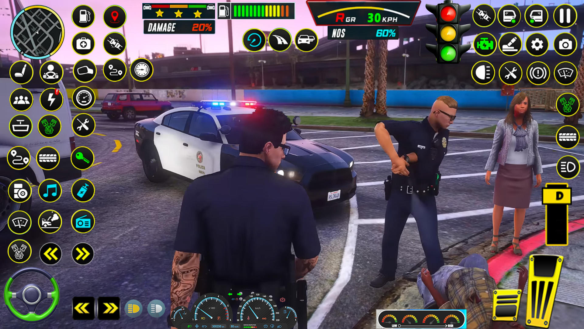 Cuplikan Layar Game Car Games- Police Games