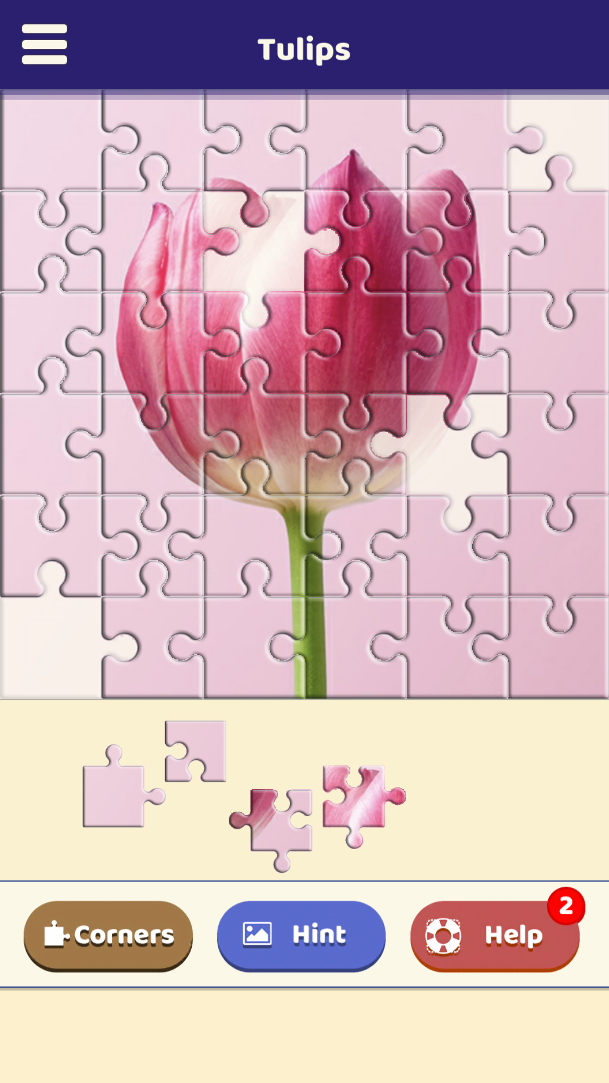 Tulip Love Puzzle Game Screenshot