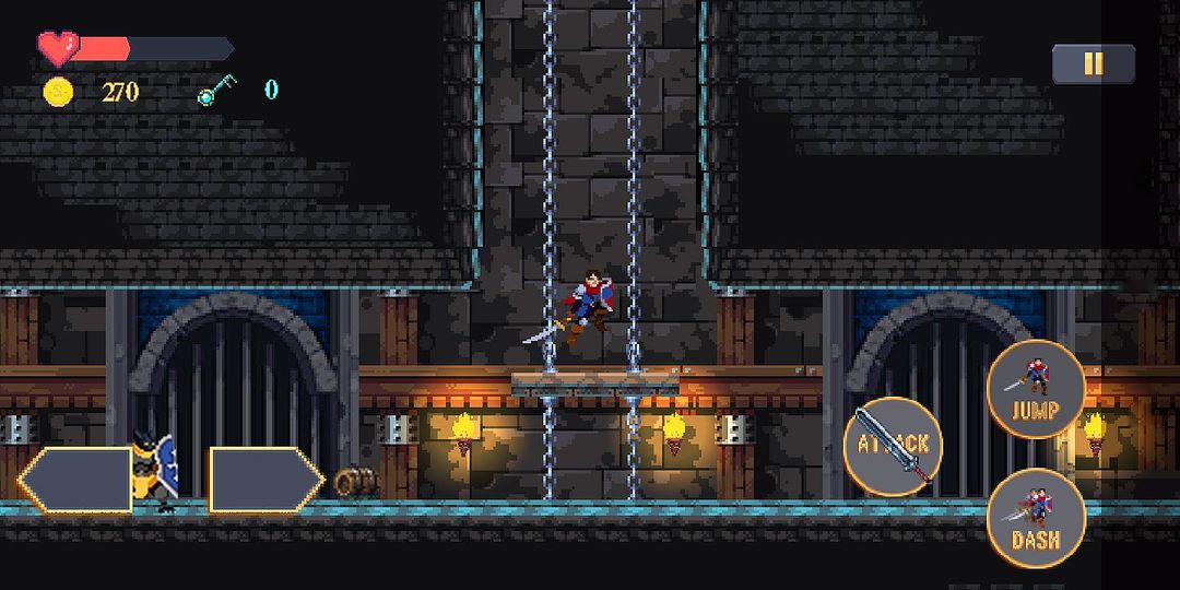 Screenshot of Castle of Varuc: Action Platformer 2D