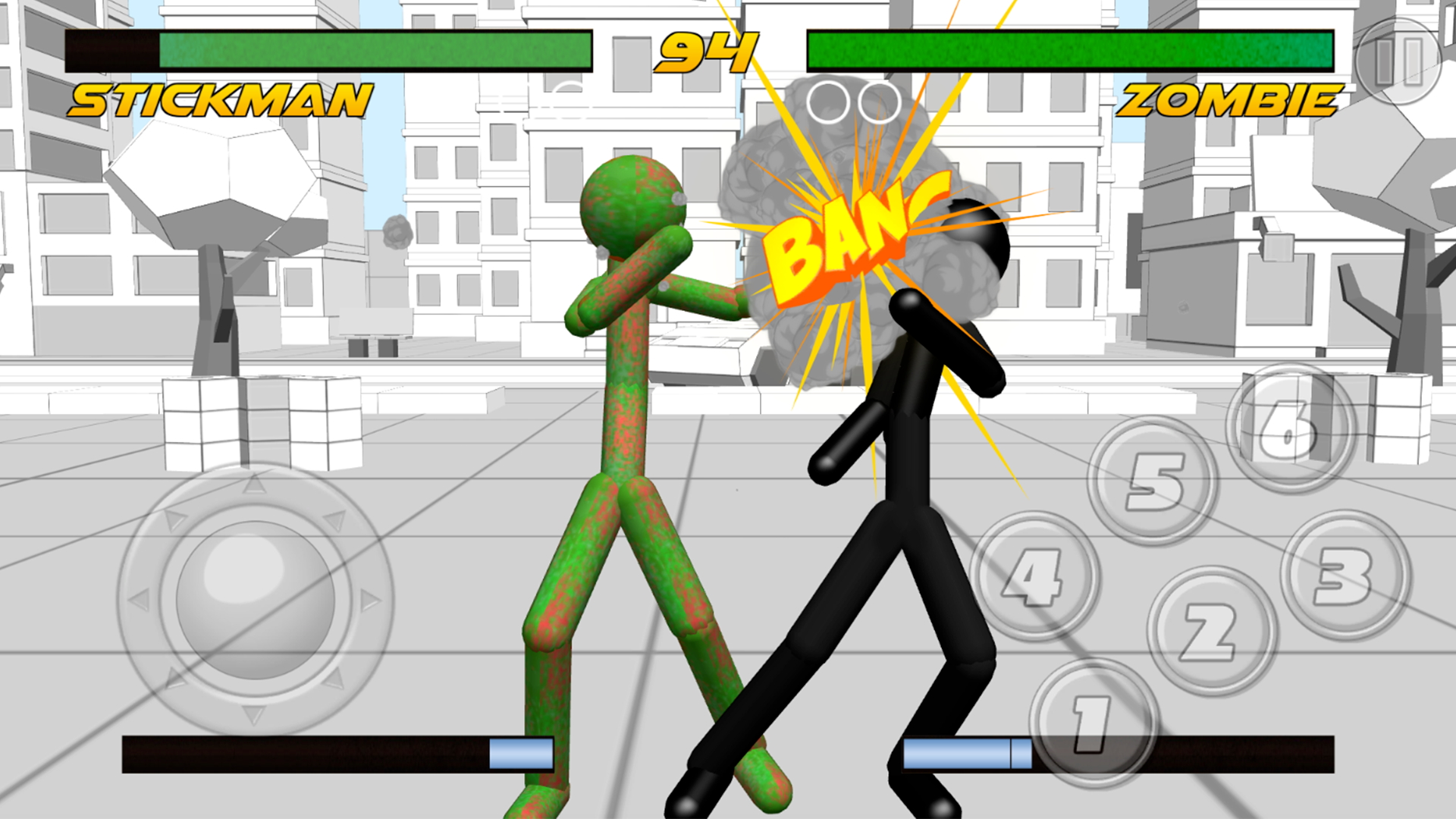 Screenshot 1 of Stickman che combatte 3D 1.23