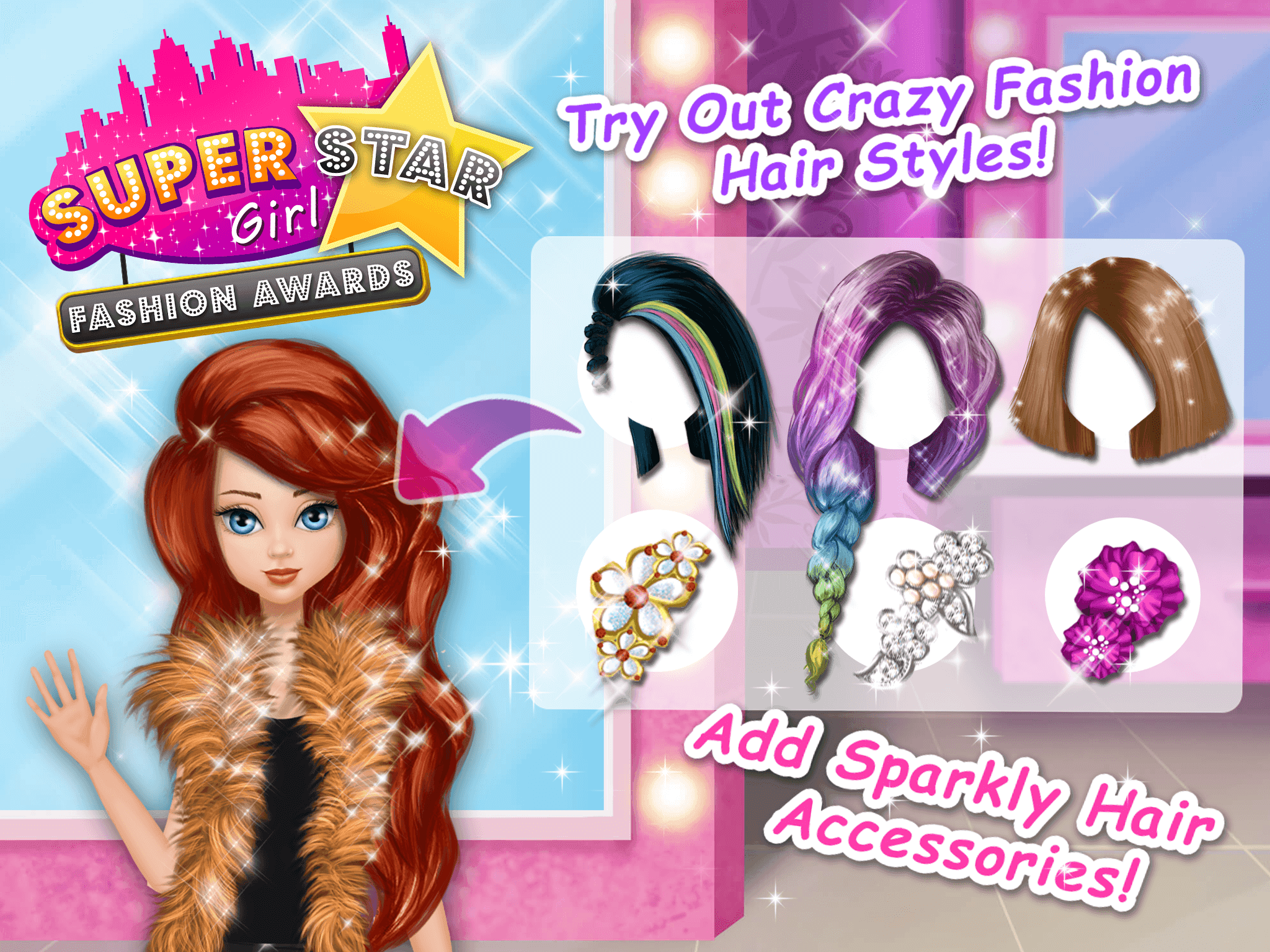 Captura de Tela do Jogo Superstar Girl Fashion Awards