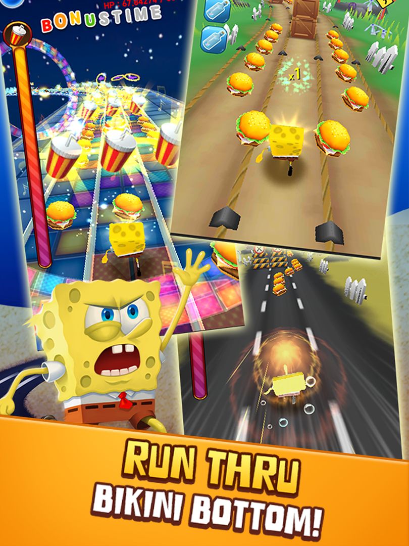 Screenshot of SpongeBob Game Station