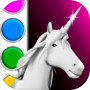 Biểu tượng của Unicorn 3D Coloring Book
