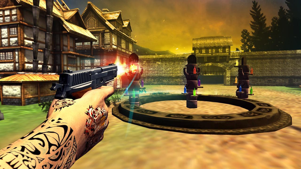 Bottle Shooting Games Game Screenshot