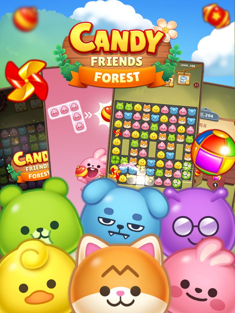 Screenshot of Candy Friends Forest