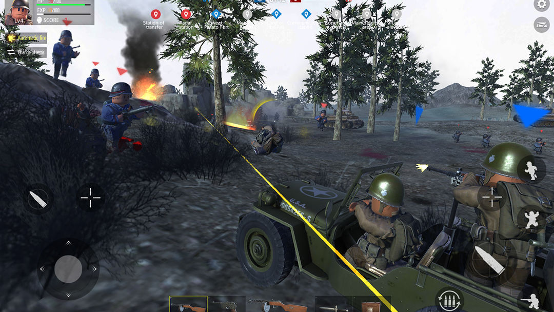 Ardennes Fury: WW2 FPS Guns遊戲截圖