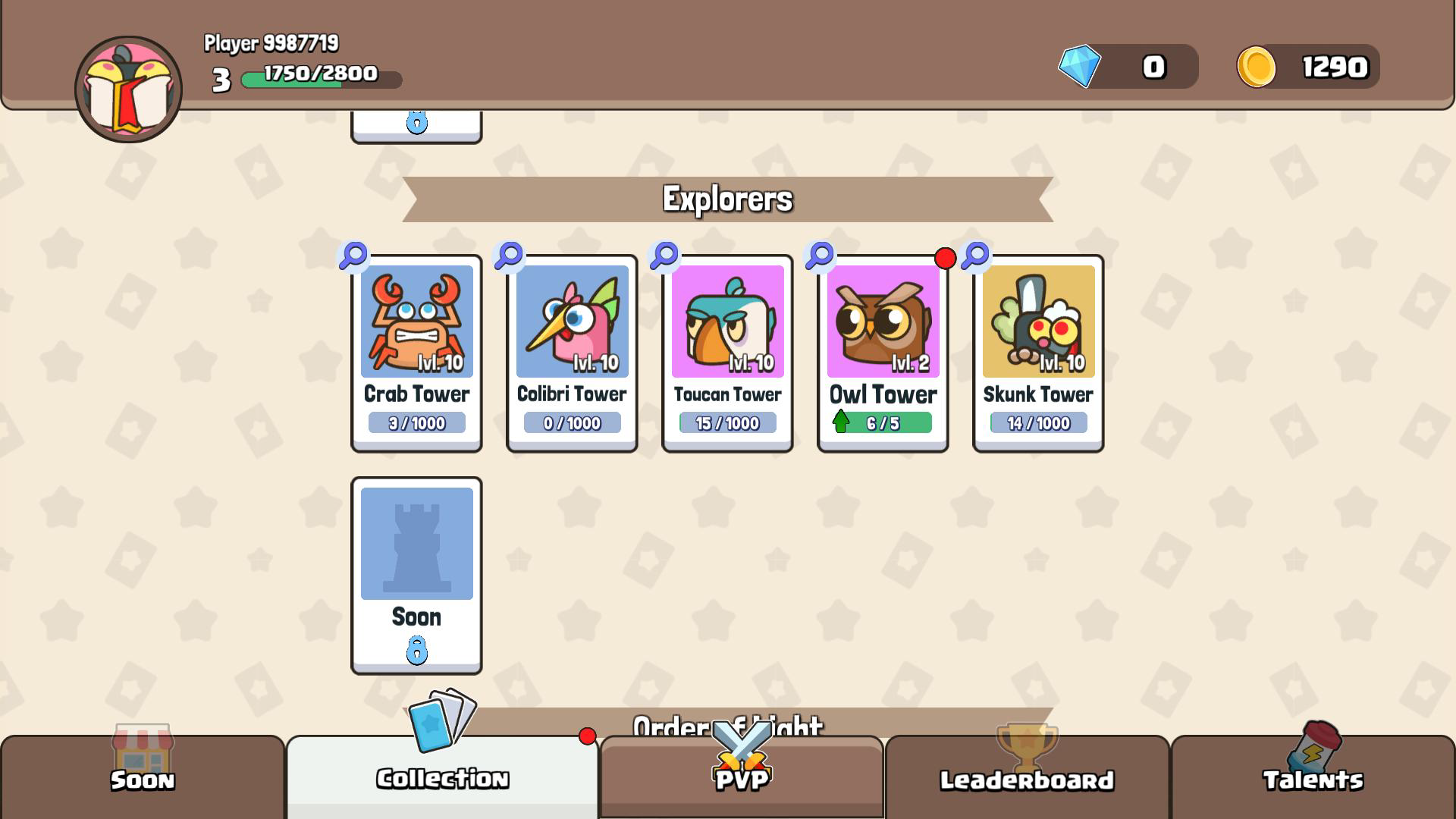 Totem TD Game Screenshot