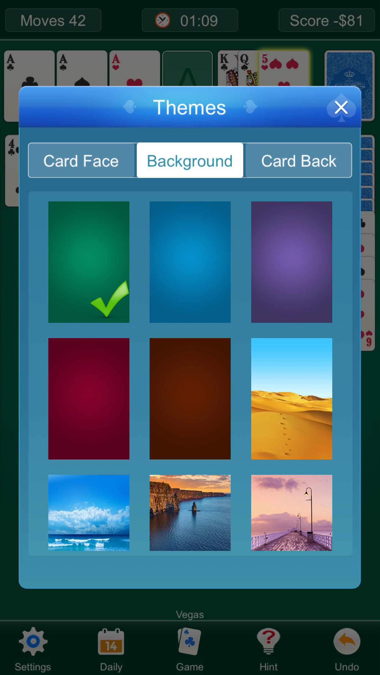 Screenshot of Solitaire - Solitaire Card Game