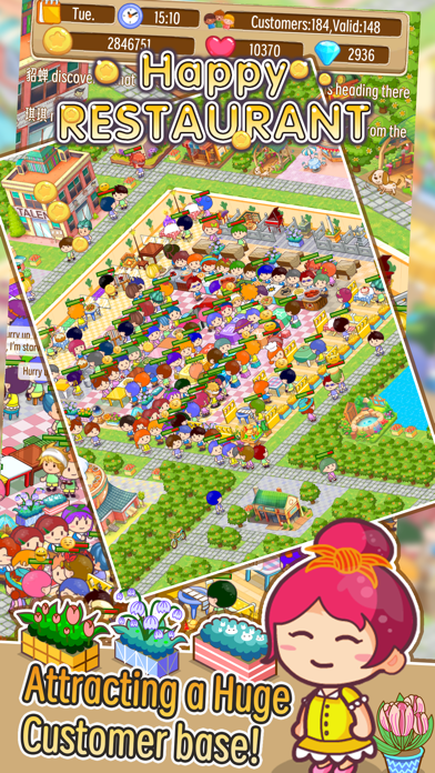 Happy Restaurant Sim Game Screenshot