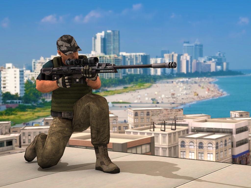 Grand Miami Sniper Gang 3D Game Screenshot