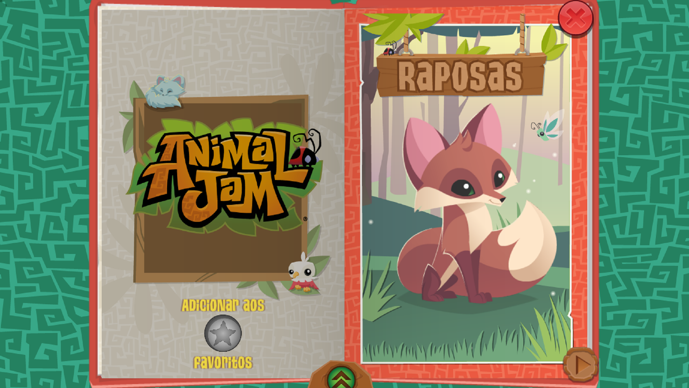 Captura de Tela do Jogo Academia AJ: Animais Maravilho