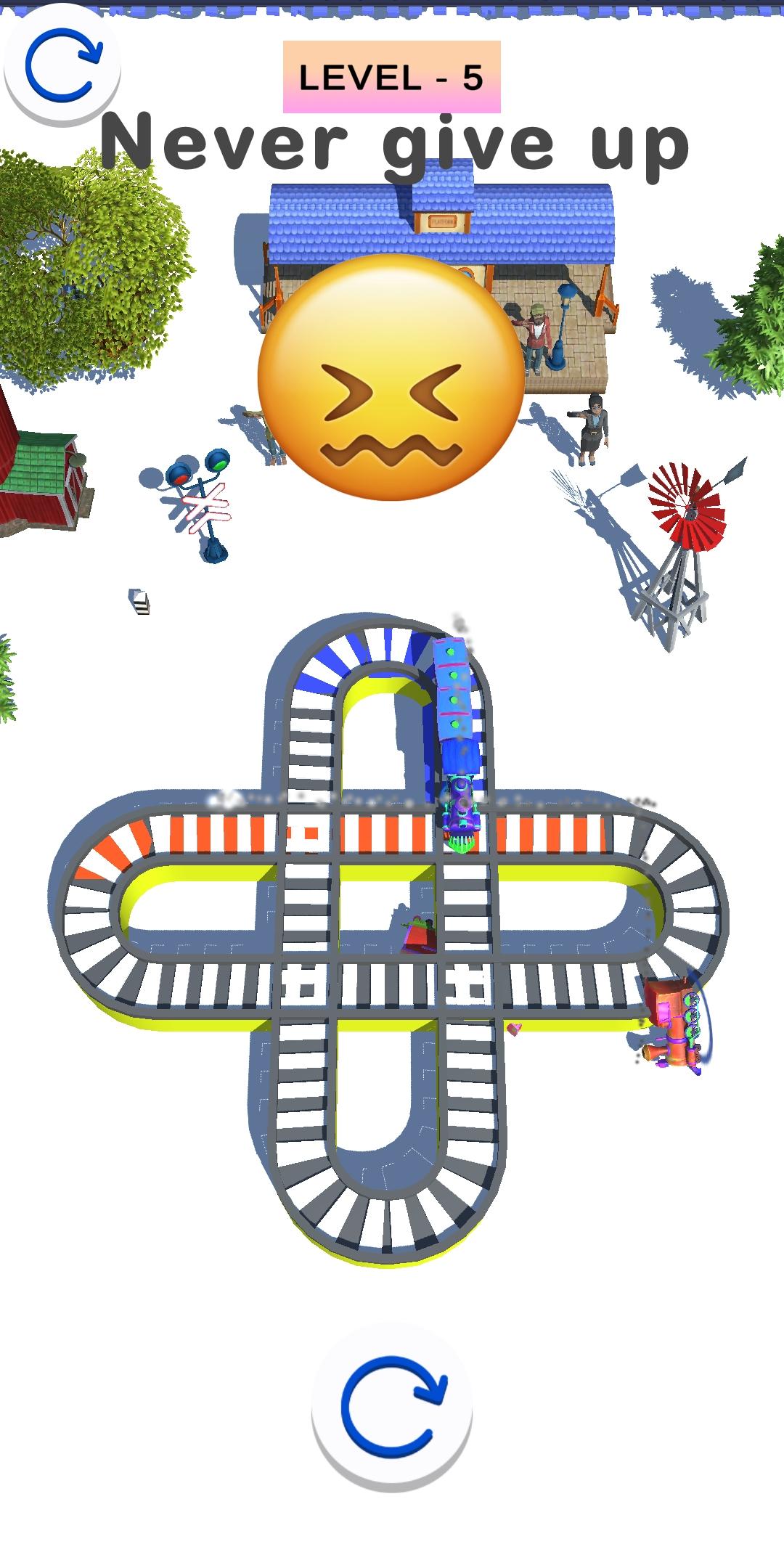 Train Road Puzzle Game Screenshot