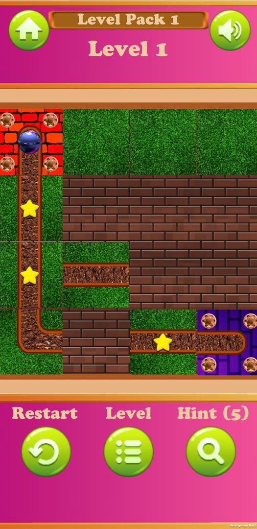 Screenshot of Roll the Ball: puzzle