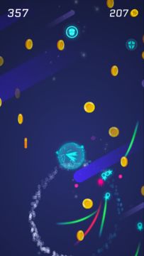 Neon Plane Game Screenshot