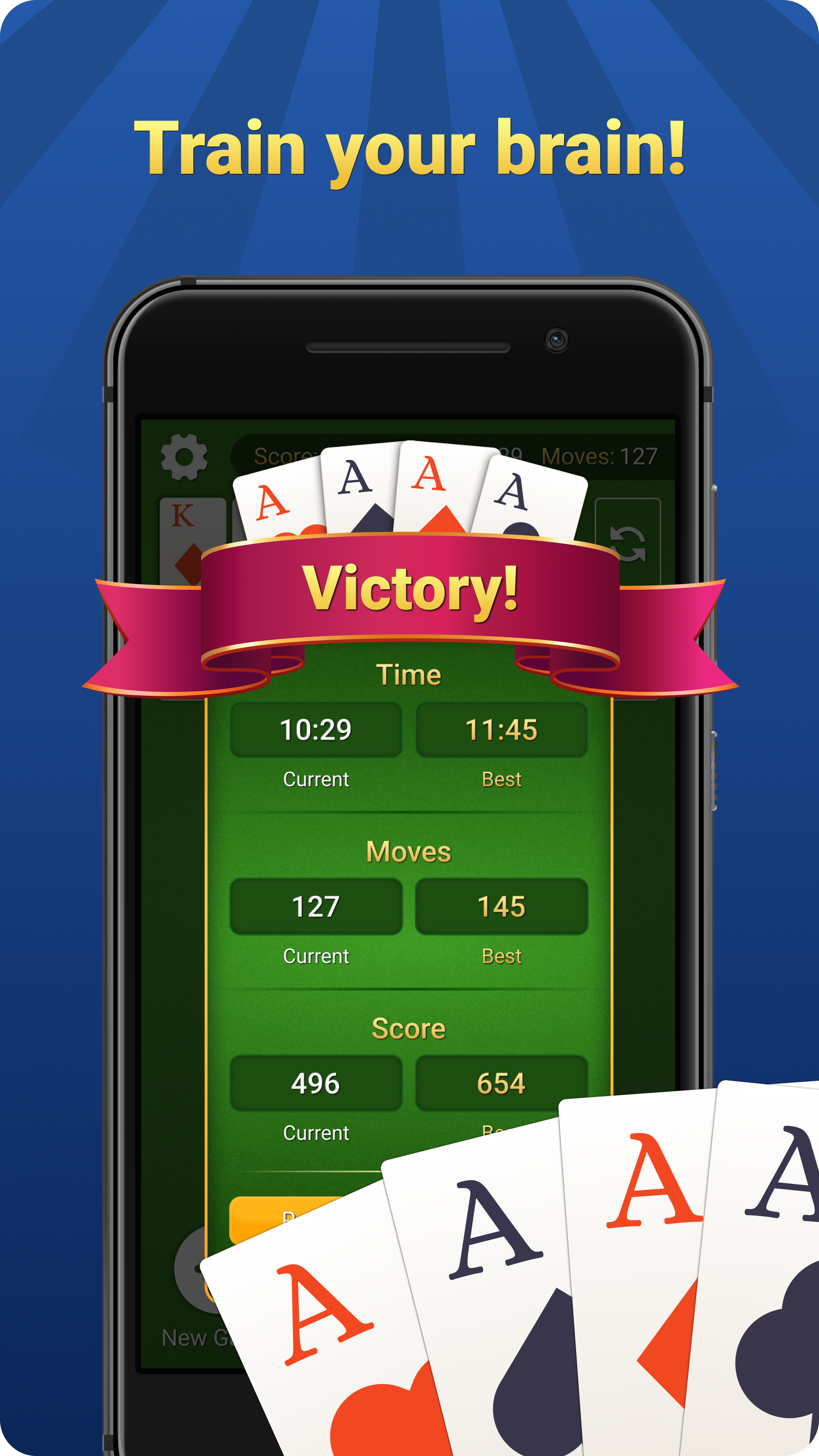 Klondike: Solitaire Classic Game Screenshot