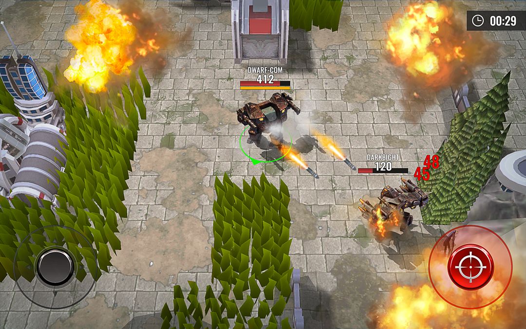 로봇 배틀 아레나: 기갑 사수와 강철의 전쟁 게임 스크린 샷