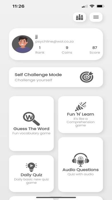 Feeling Quiz Game Screenshot