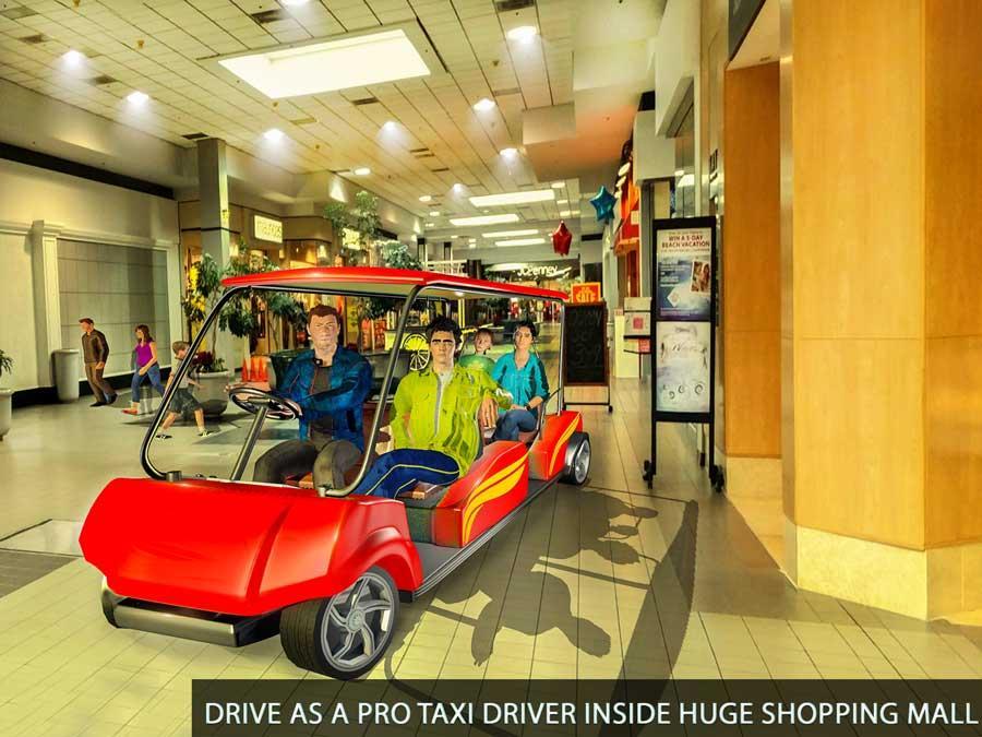 Shopping Mall Taxi Simulator : Taxi Driving Games Game Screenshot