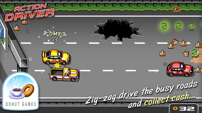 Action Driver Game Screenshot