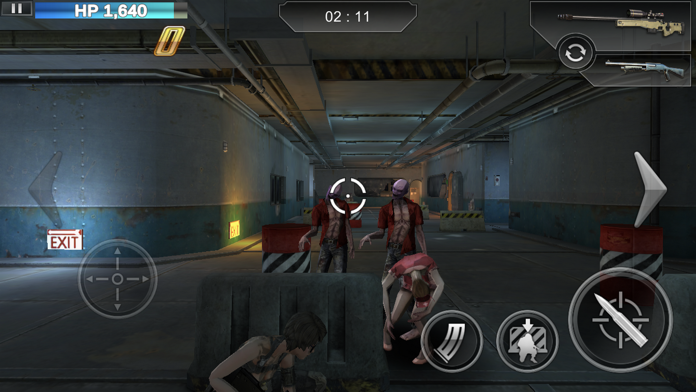 Screenshot 1 of Zombie Sniper : Jeu de survie 