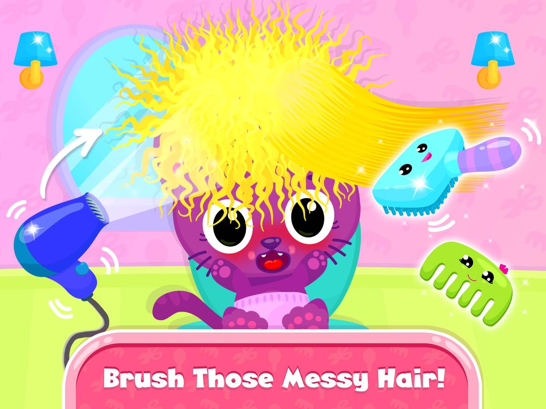 Cute & Tiny Hair Salon - Baby Pets Get Makeovers 게임 스크린 샷