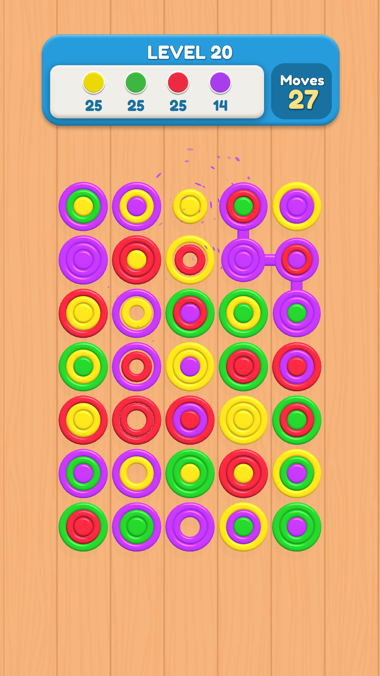 Color Link - Stack Ring ภาพหน้าจอเกม