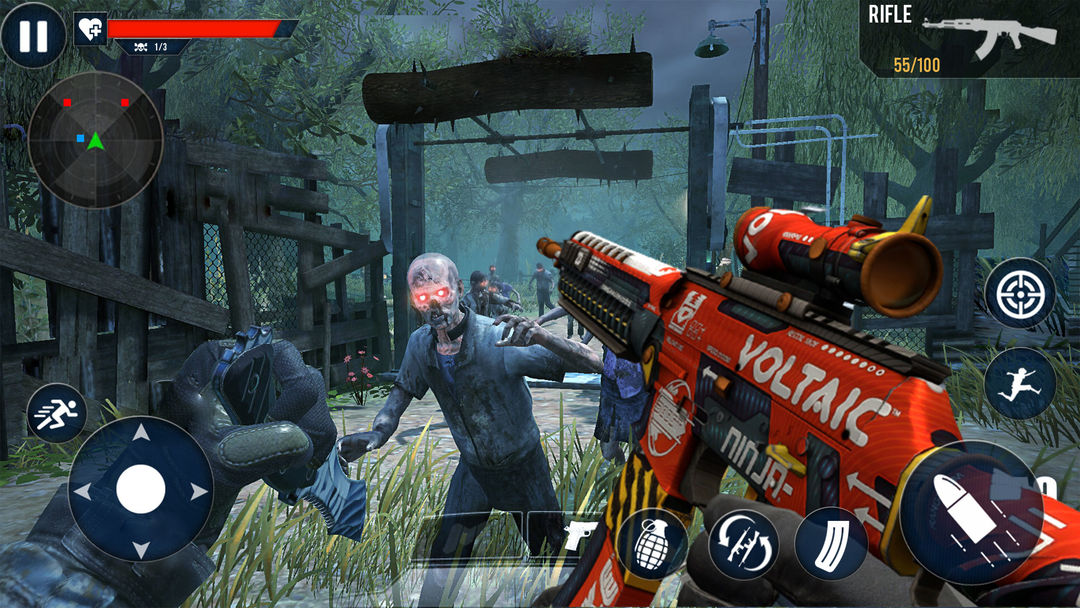 殭屍射擊3D-遇到FPS射擊遊戲遊戲截圖