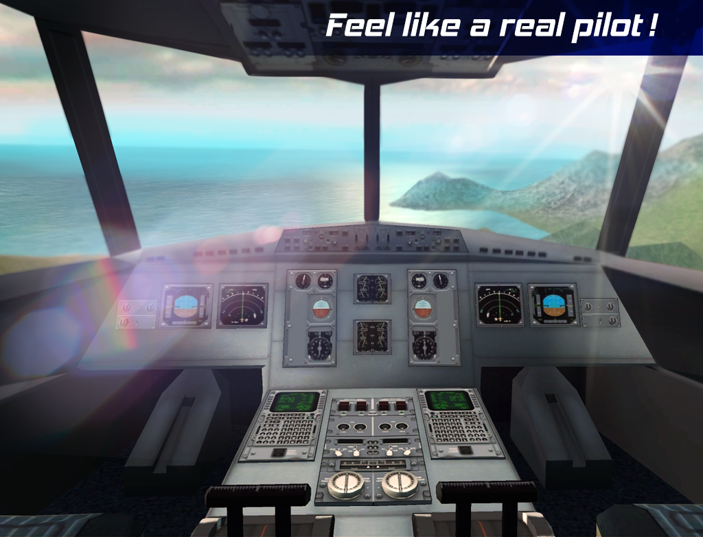 Real Pilot Flight Simulator 3D 게임 스크린샷