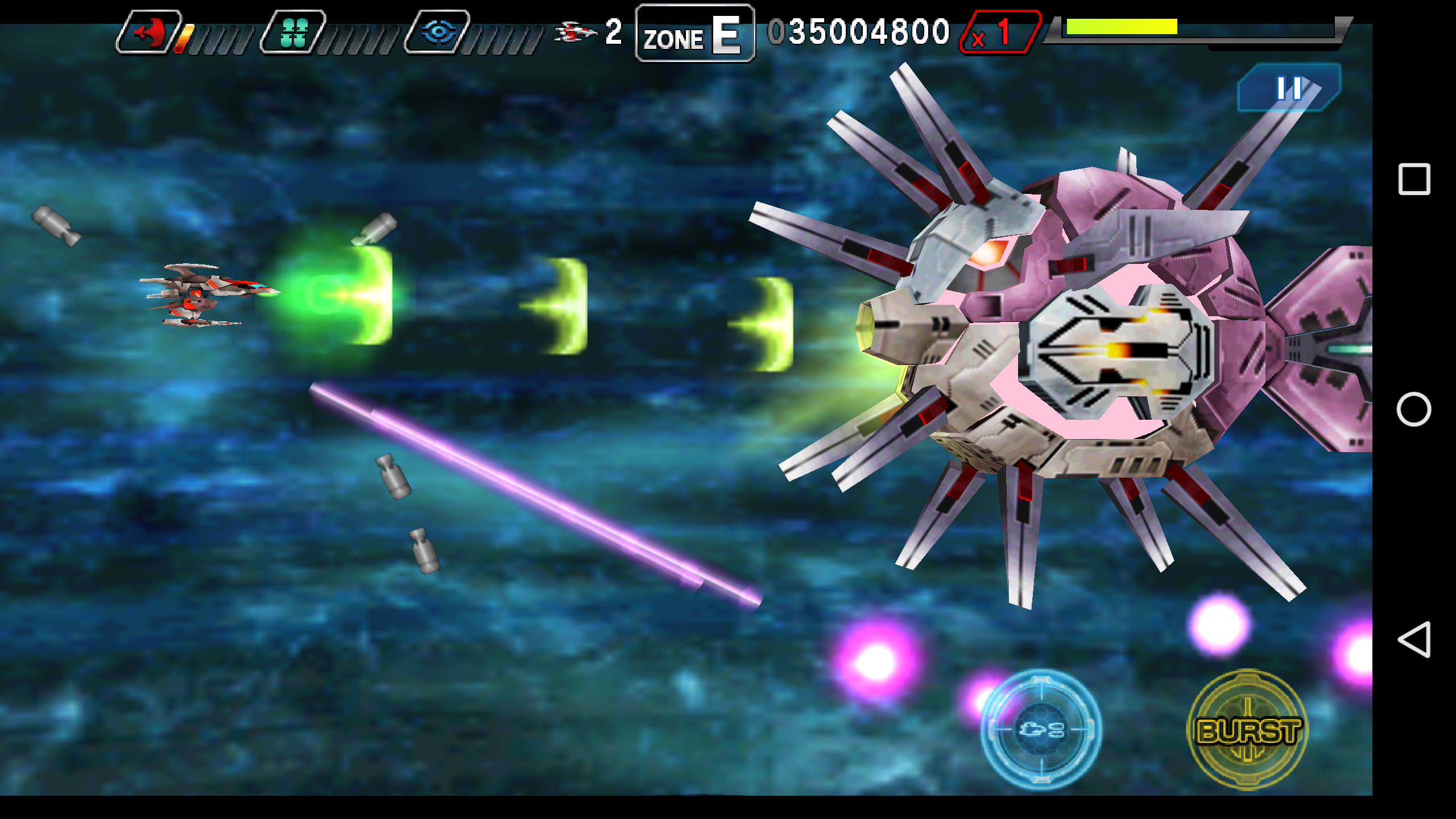Dariusburst -SP- ภาพหน้าจอเกม