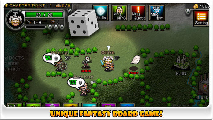 Cuplikan Layar Game HROOGAR: Fantasy Board Game