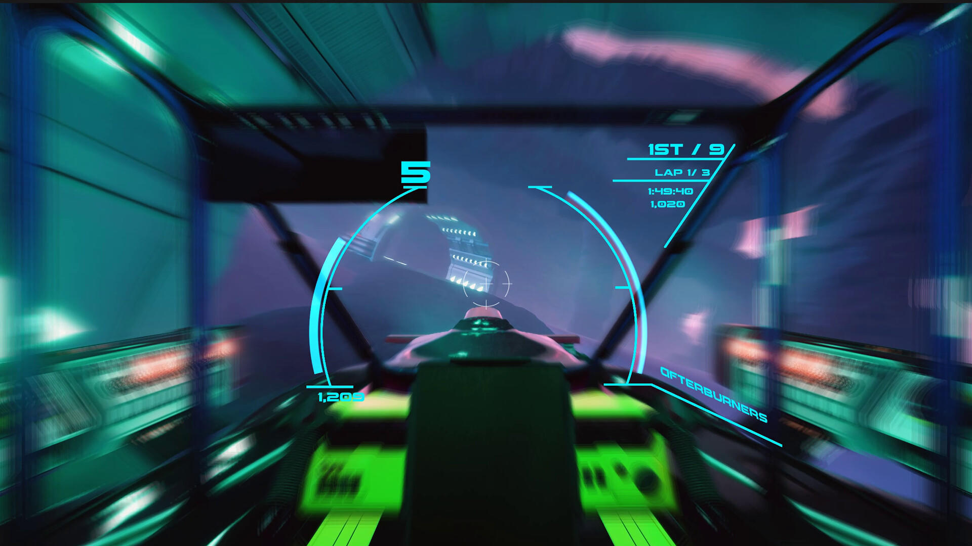 Dagger Run: Aerocombatic Racing ภาพหน้าจอเกม