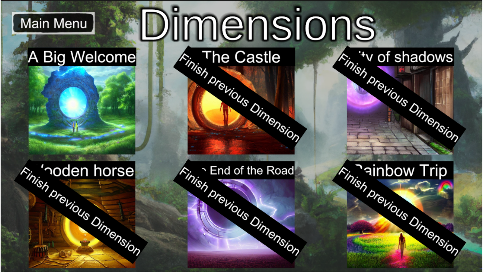 Dimensions - Solo Card Story遊戲截圖