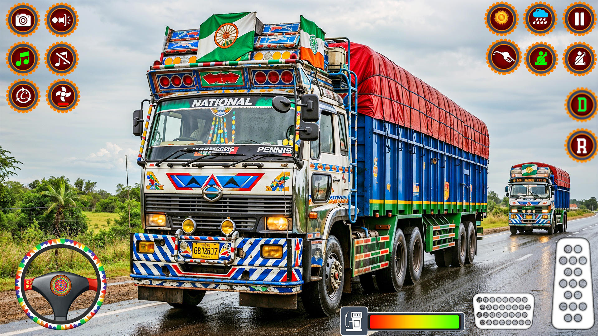 Offroad Indian Truck Game Game Screenshot