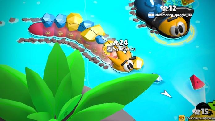 Wacky Worms: Diamond Heroes Game Screenshot